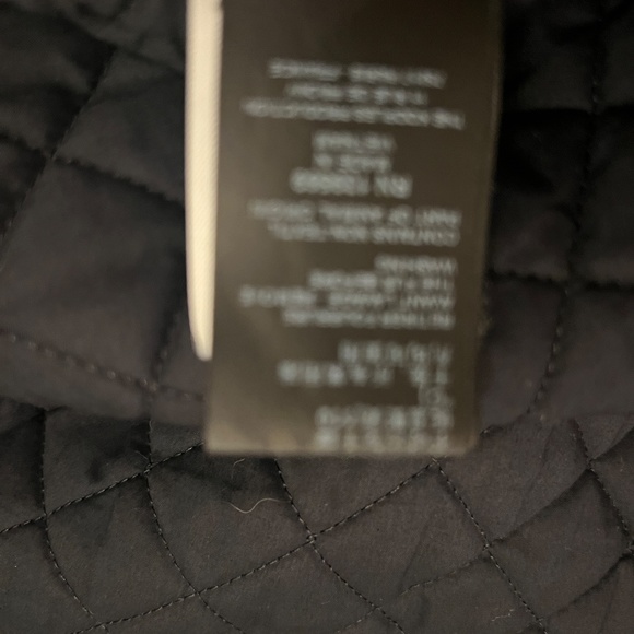 The Kooples Technical Cotton Parka with  Raccoon Fur Hood Coat Black Medium - Picture 10 of 11